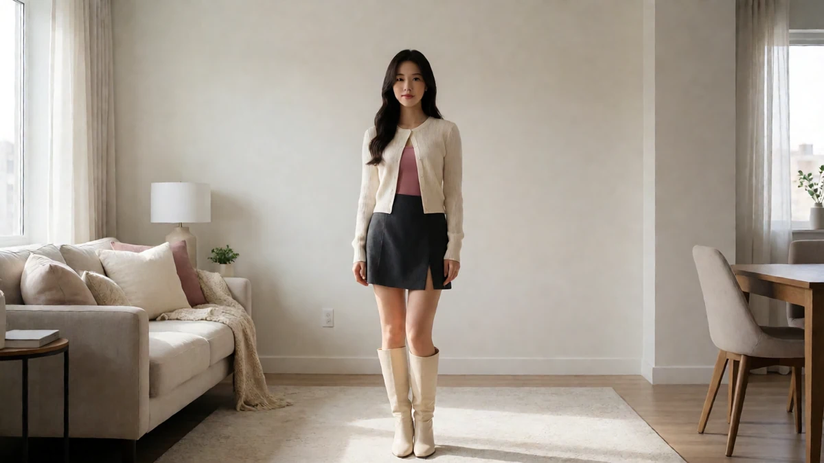 ai短剧在线首页的年轻女团风模特与对应人物场景，呈现AI女友、成人剧情、虚拟美女短片